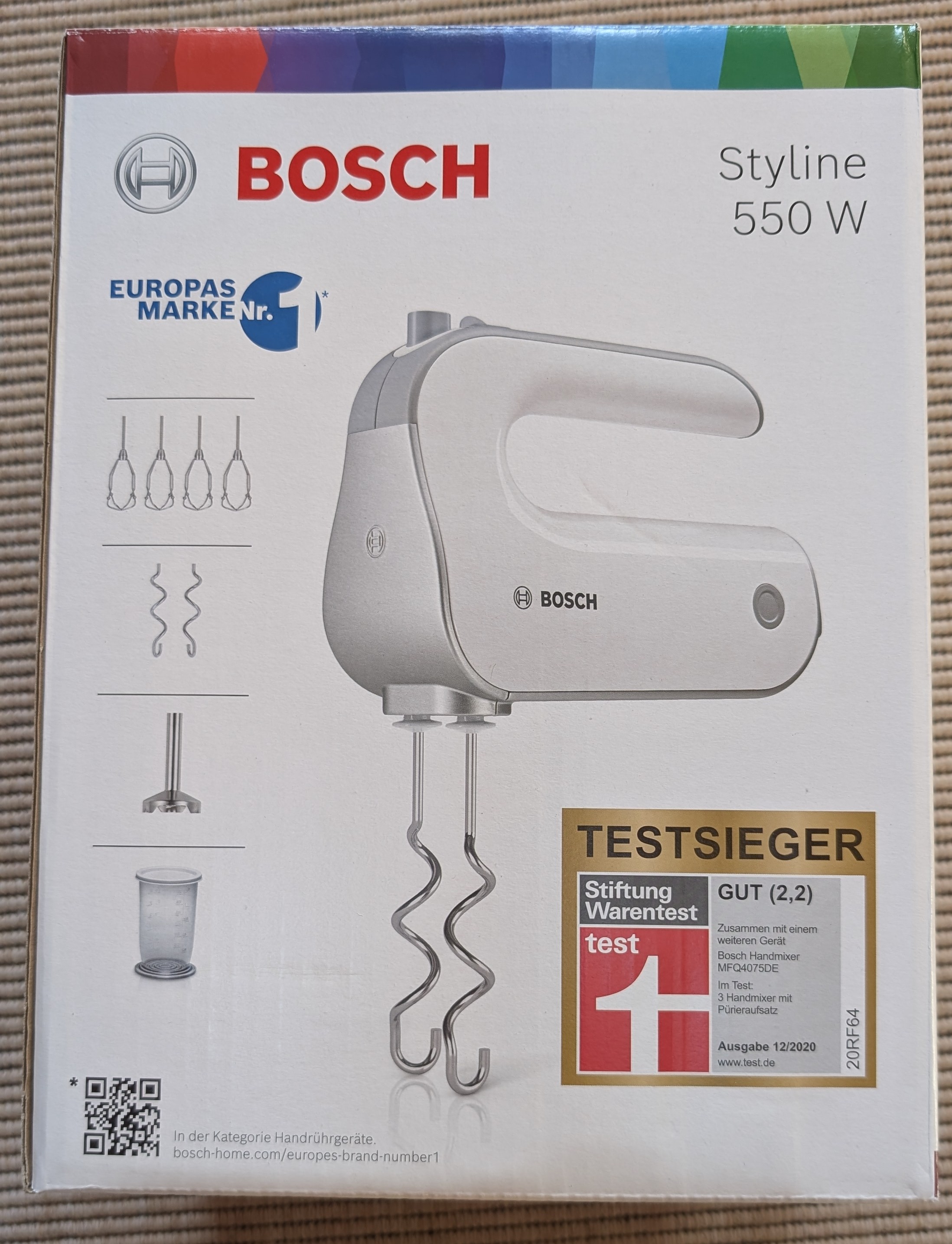 Carton mixeur Bosch