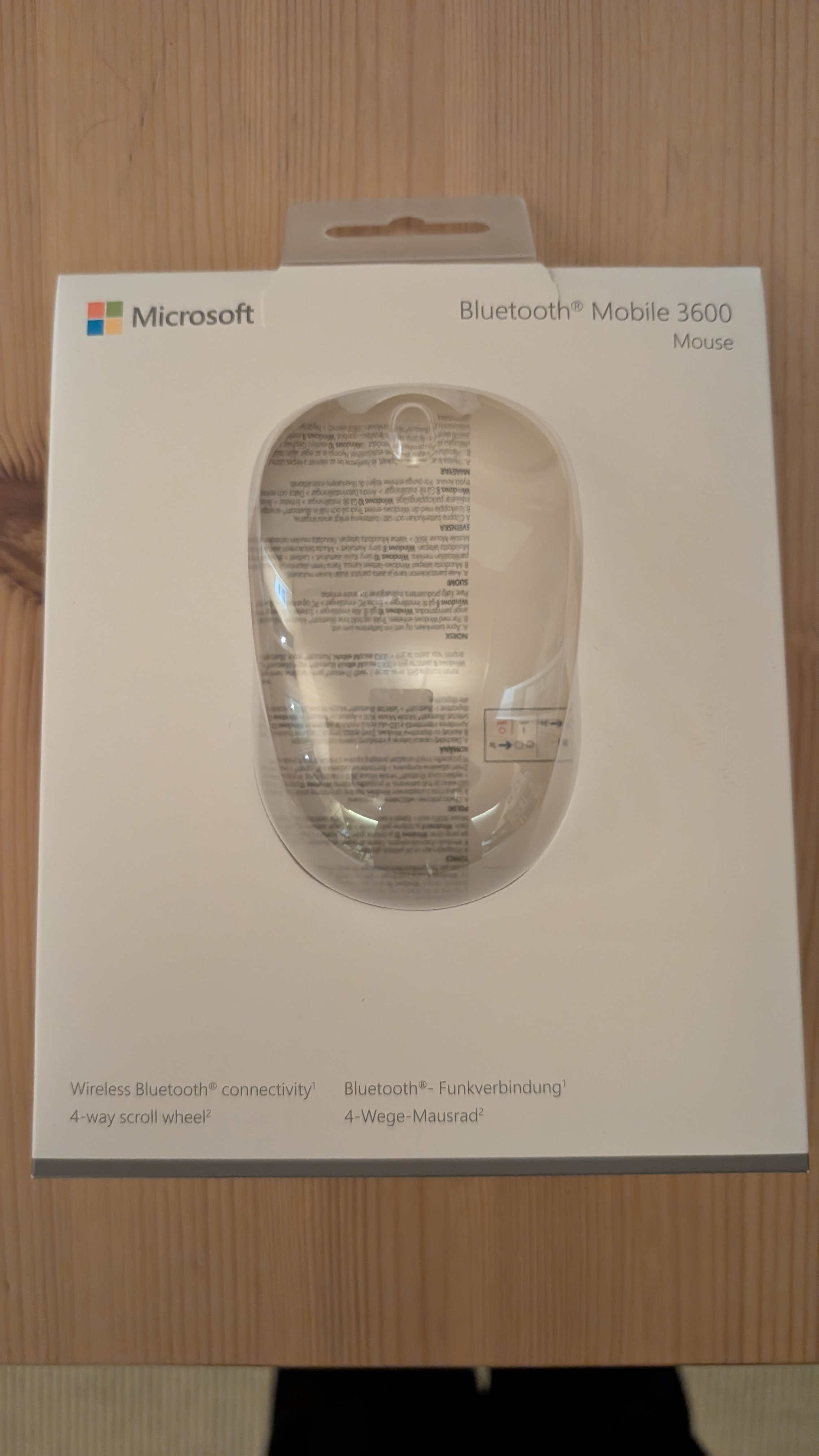 Carton souris Microsoft