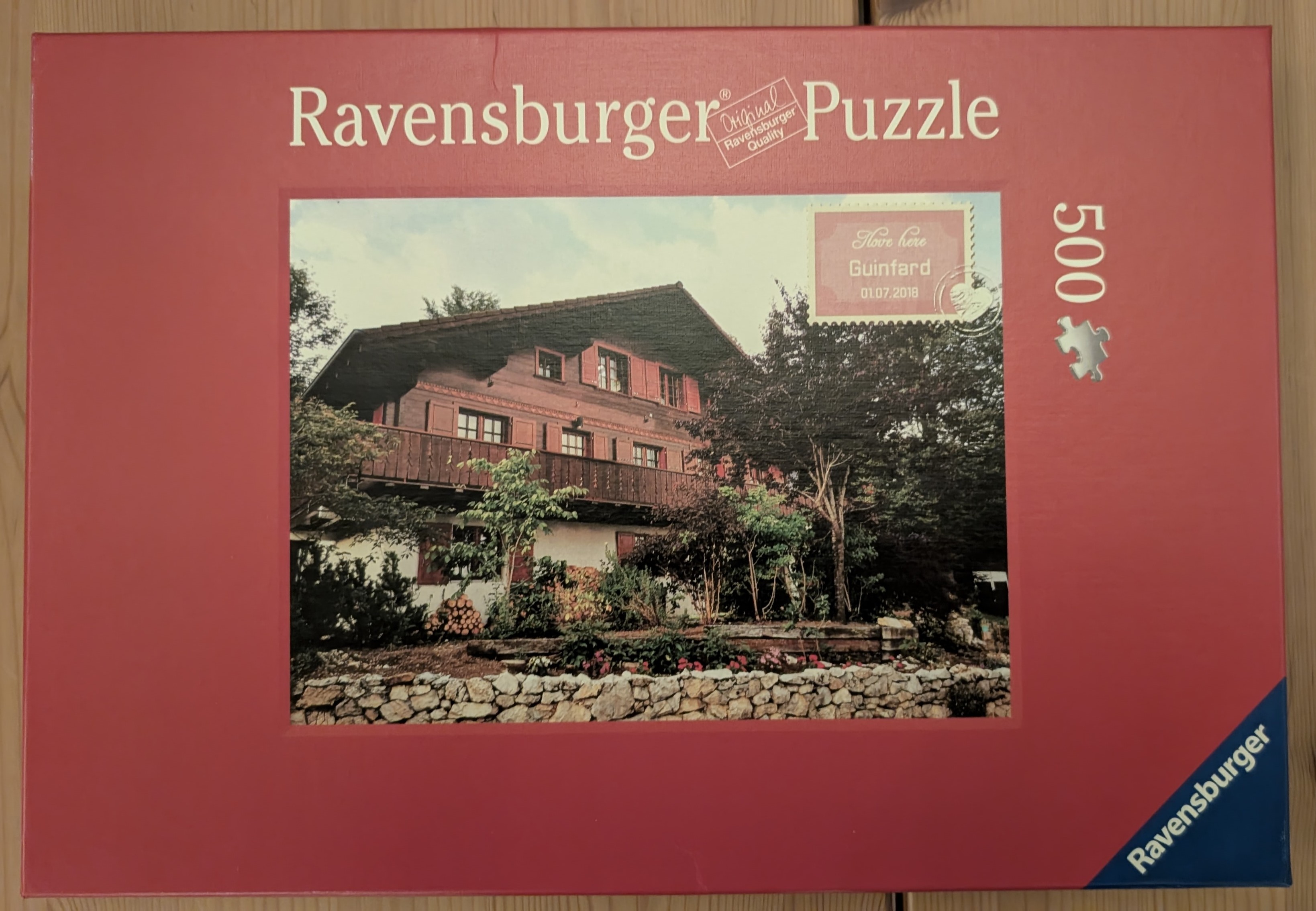 Carton puzzle chalet