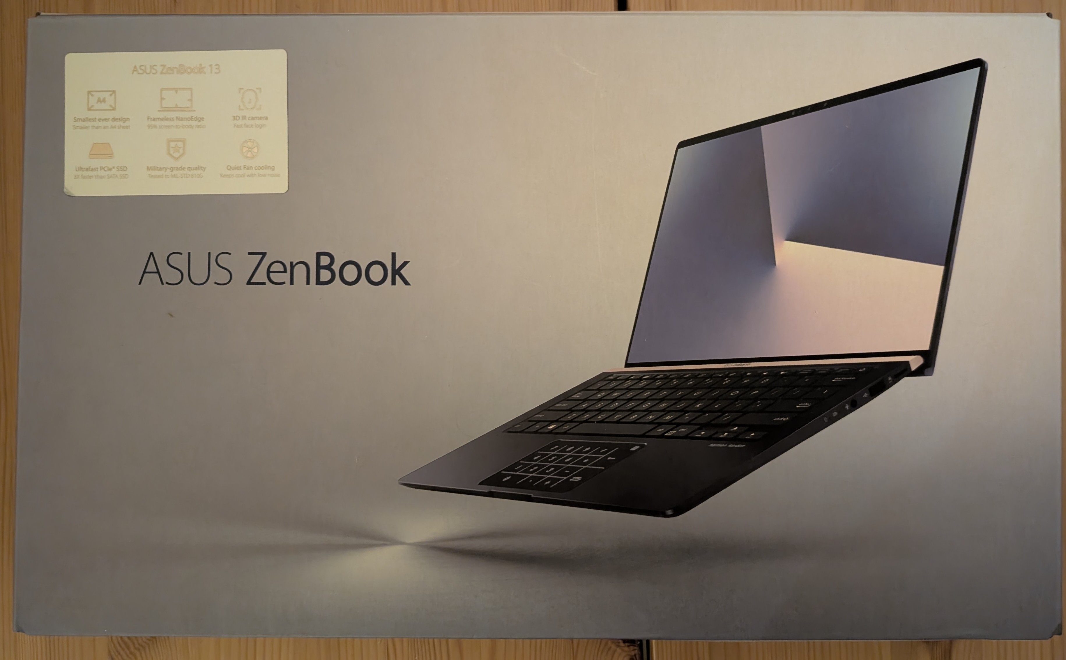 Carton portable Asus ZenBook